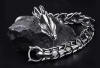 Articulated Dragonshead Bracelets - Silver