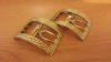 20mm Brass Decorated Shoe Buckles