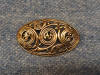 Celtic Spiral Brooch, Bronze