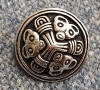 Viking Disc brooch Borre Style